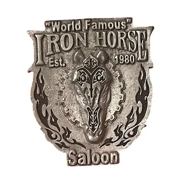 RARE 2006 Harley-Davidson World Famous Iron Horse Saloon “Lady Hawk” Signed Pin